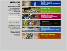 Tablet Screenshot of mosaicmakers.co.uk